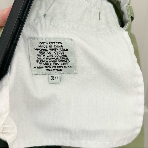 Castaway Nantucket Island Icon Embroidered Shorts Size 36 Swordfish Green Preppy - Picture 5 of 8